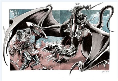 Eowyn Vs The Lord Of The Nazgull Lord Of The Rings 2 Pages In