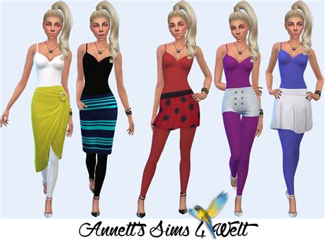 Annetts Sims 4 Welt Accessory Jumpsuits Uni