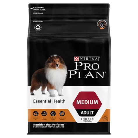 Wellness dog food flavors and lines. Pro Plan Adult Essential Health Medium Breed Chicken Dry ...