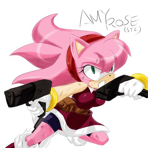 Amy Rose Hedgehog Movie Sonic And Amy Rose Pictures Sonic Fan Art