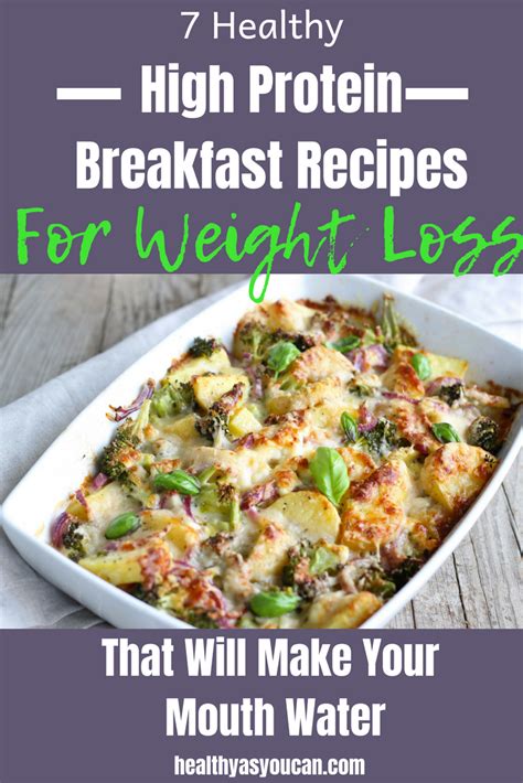 7 Healthy High Protein Breakfast Recipes For Weight Loss