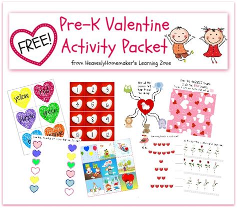 Free Printable Valentine Activities For Pre K