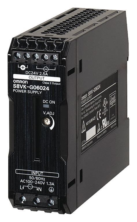 Omron Dc Power Supply 100 To 240 V Ac Single 24v Dc 120w 5 Din