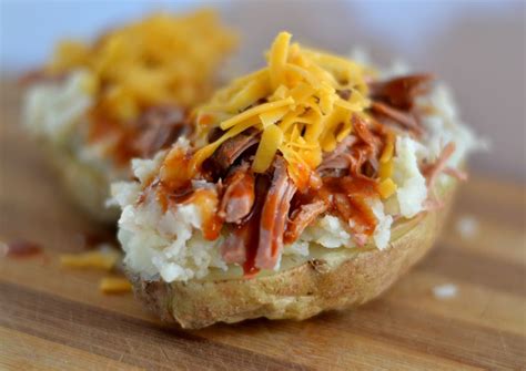 Baked Potato With Pulled Pork Memphis Wood Fire Grills