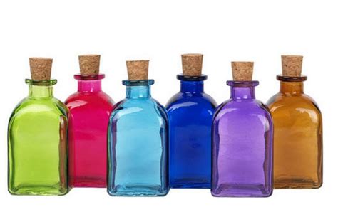 Colored Glass Bottles With Corks Choozone