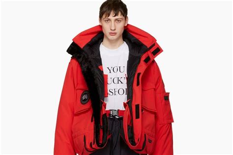 vetements canada goose collaboration is available to buy now winter outerwear fashion vetements