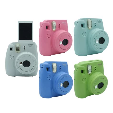 Fujifilm Instax Mini 9 Instant Camera Film T Bundle New 5 Colors