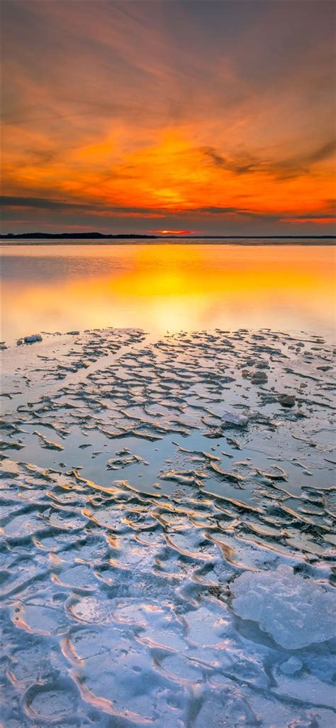 Body Of Water During Sunset Iphone 11 Wallpapers Free Download