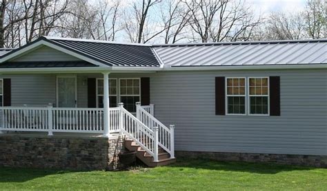 Metal And Asphalt Roofing Miller Custom Exteriors Mobile Home Porch