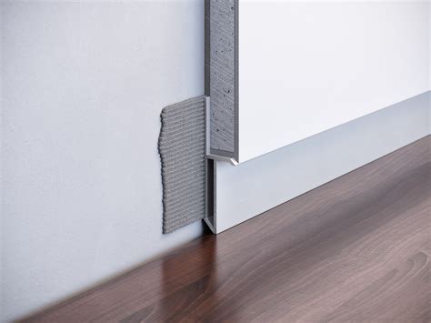 Aluminium "skirting-free" system P-4-30 – ASP Profiles