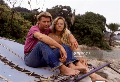 American Actor Jan Michael Vincent And His Wife Joanne Robinson Pose
