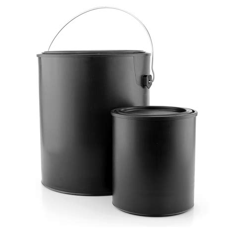 Buy Black Paint Cans Gallon Quart Plastic Gallon Can Quart Can