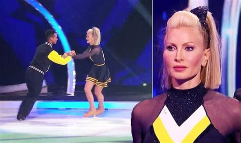 caprice bourret dancing on ice star s body language revealed after split from hamish express