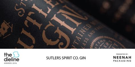 The Dieline Awards 2016 Outstanding Achievements Sutlers Spirit Co