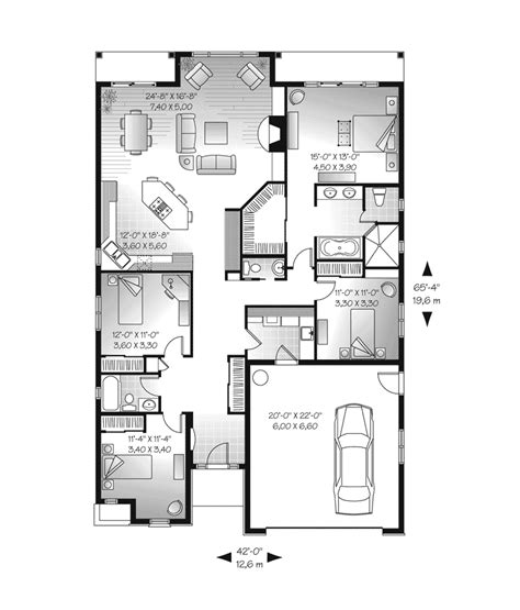 Traditional house plans can be many floor plan types, including ranch floor plans, 1 and a half story homes. Mediterranean House Plans Traditional Hacienda Home Plan D ...