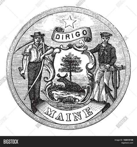 Great Seal State Vector And Photo Free Trial Bigstock