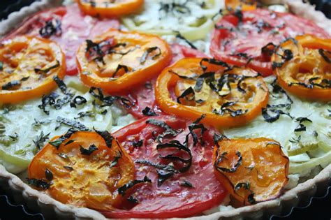 Delicious Dishings How To Make An Heirloom Tomato And Goat Cheese Tart