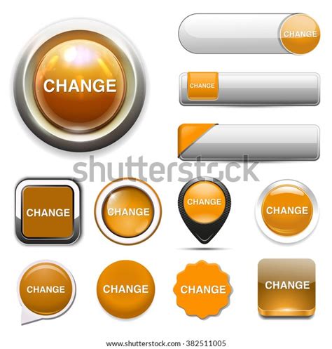 Change Button Stock Vector Royalty Free 382511005 Shutterstock