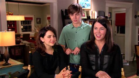 Parenthood Season Mae Whitman Miles Heizer Lauren Graham On Set Interview Youtube