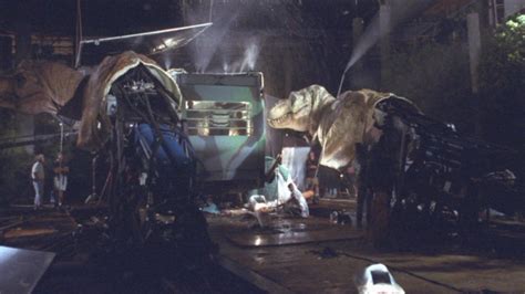 Two Huge T Rex Animatronic Models Behind The Scenes In The Lost World 1997 Jurassicpark