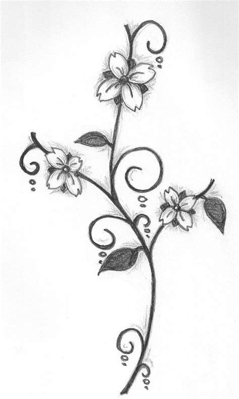 Flower Sketch Step By Step At PaintingValley Com Explore Collection Of Flower Sketch Step By Step