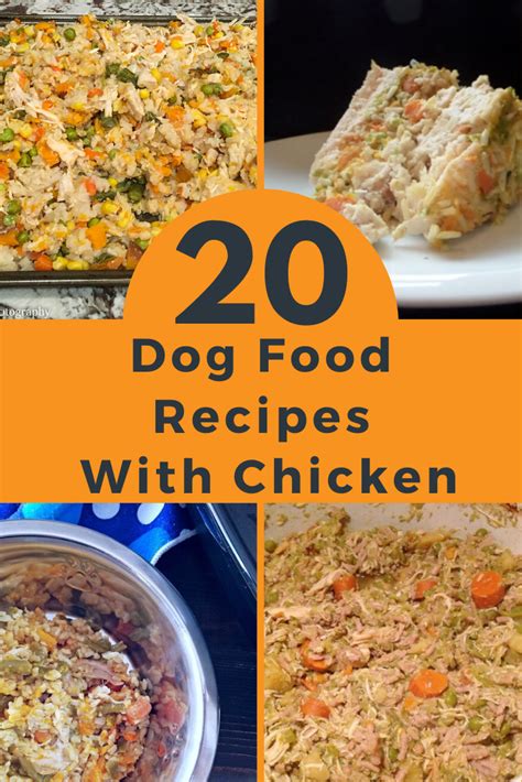 20 Dog Food Recipes With Chicken Wowpooch Dog Food Recipes Food