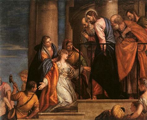 Christ And The Woman With The Issue Of Blood Paolo Veronese Open Picture Usa Oil Painting