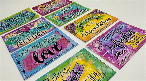 Printable Scripture Cards Watercolor 1 Hand Drawn Etsy