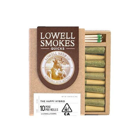 Lowell Herb Co Lowell Quicks 35g Pre Roll Pack The Happy Hybrid
