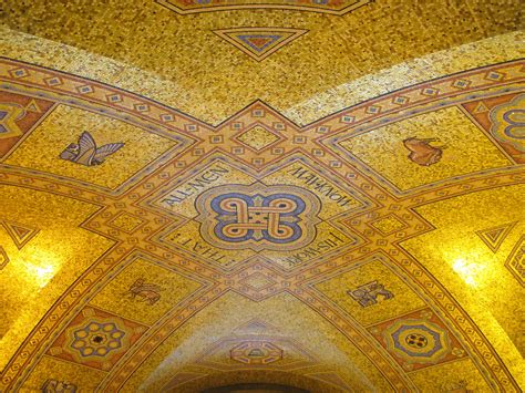Mosaic Ceiling Of The Old Entrance Of The Rom Deep Fried Goodness