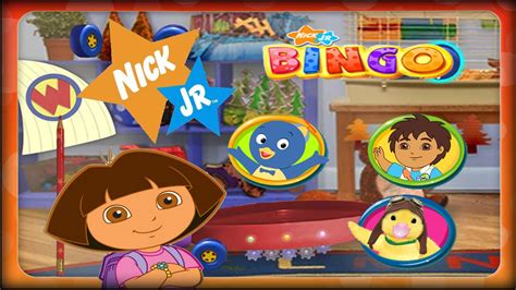 Nick Jr Bingo Game