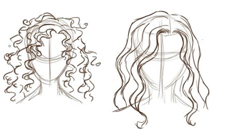 How To Draw Curly Hair By 87tors Drawing Technique Curly Hair