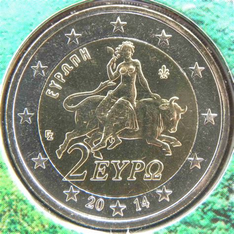 Griechenland 2 Euro Münze 2014 Euro Muenzentv Der Online