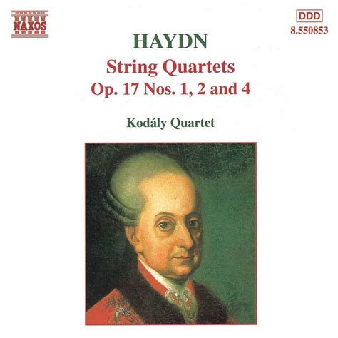 Haydn String Quartets Op 17 Nos 1 2 And 4 Cd Opus3a