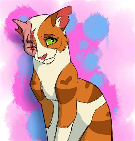 Tennelles Warrior Cats Character Designs — Brightheart Thunderclan