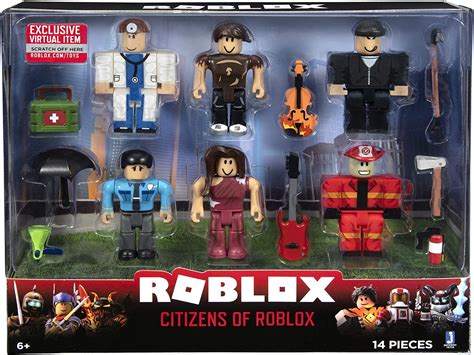 Roblox Colección Action Citizens Of Roblox Six Figure Pack Incluye