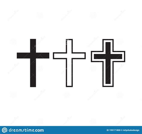 Religious Crosses Stock Vector Illustration Of Shape 199171800