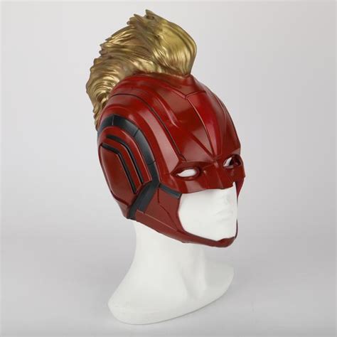 Pvc Helmet Captain Marvel Carol Danvers Superohero Mask