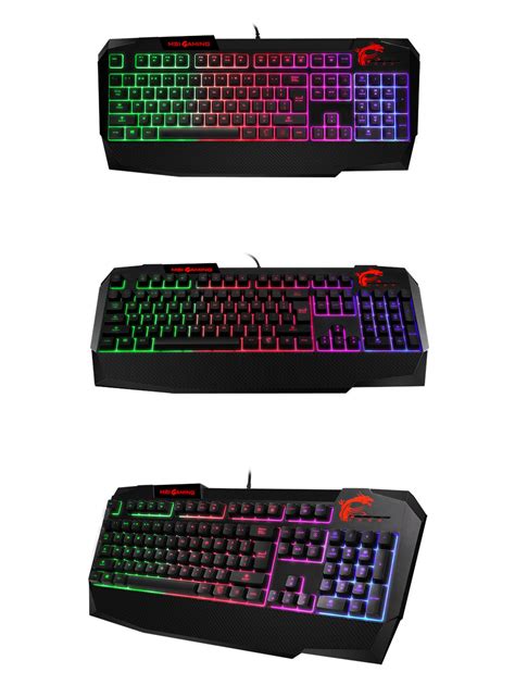 Buy Msi Gaming Vigor Gk40 Rgb Keyboard Vigor Gk40 Pc Case Gear