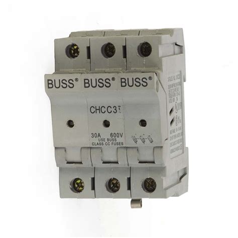 Buss Chcc3i Fuse Holder 30a 600v High Purity Equipment