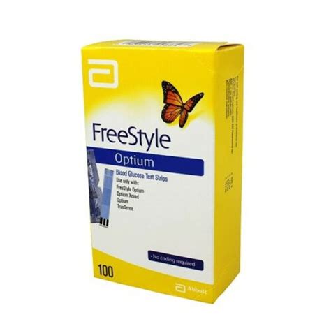 Abbott Freestyle Optium Glucose Test Strips 100 Pack Australian Healthcare Direct