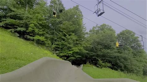 Bromley Mountain Alpine Slide Vermont Youtube