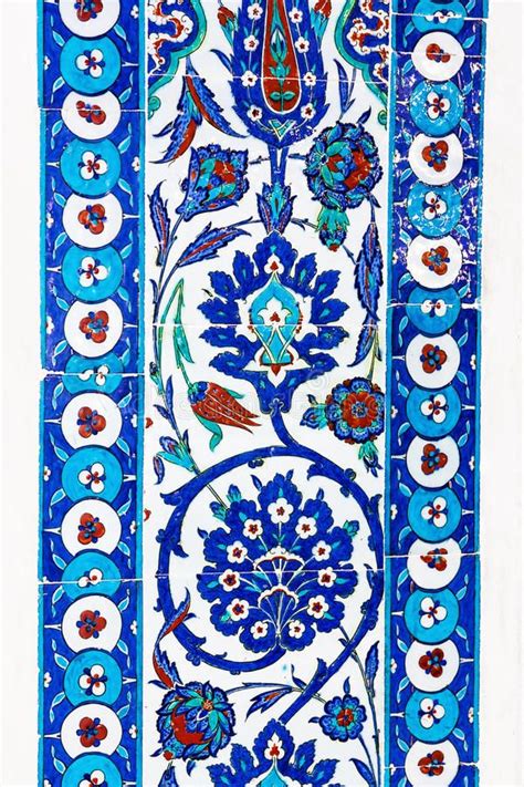 Turkish Ceramic Tiles Istanbul Stock Image Sanat Desen Tablolar