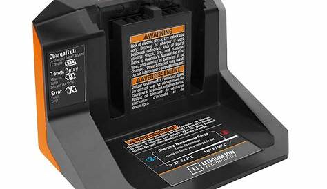 ridgid 18v battery charger manual