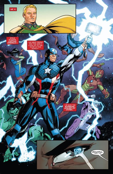 Hydra Cap Captain America Sam Wilson 22 Comicnewbies