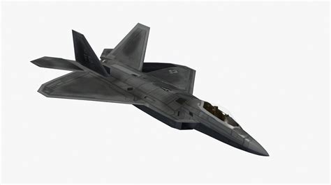 F Stealth Fighter USAF D Asset Low Poly CGTrader 24000 Hot Sex Picture