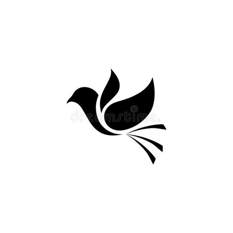 Creative Logo Design Swallow Bird Logo Vector Template Illustration