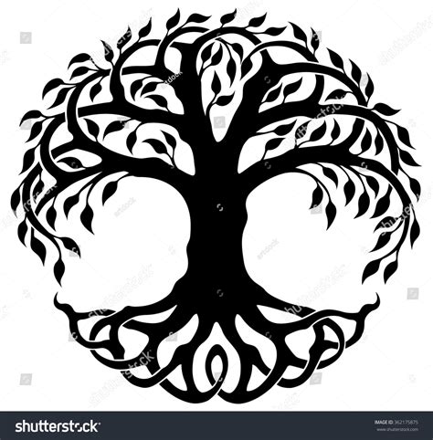 Vector Ornament Decorative Celtic Tree Of Life