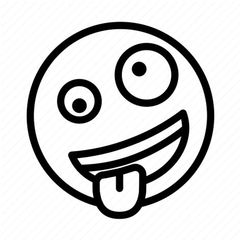 Emoji Emoticon Emotion Face Smile Smiley Zany Icon Download On