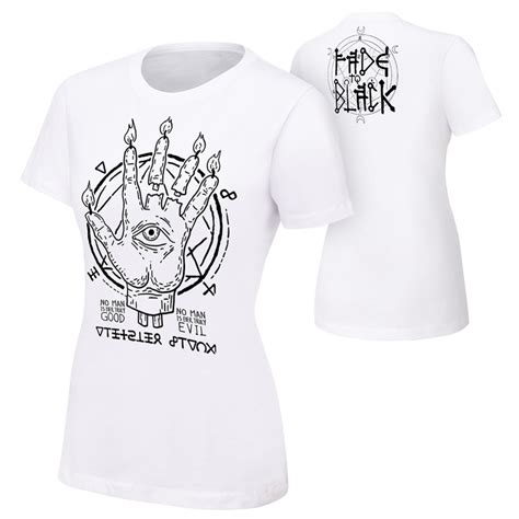 Aleister Black Fade To Black Womens Authentic T Shirt 3 Count